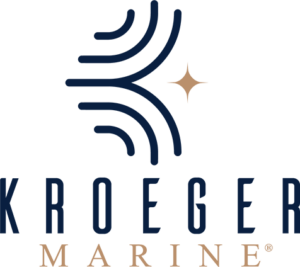 a logo with a star and text